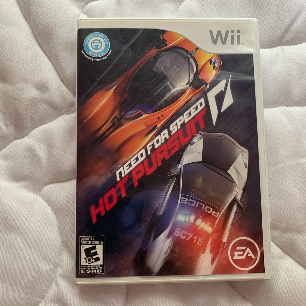 Wii.  Need for Speed - Hot pursuit.